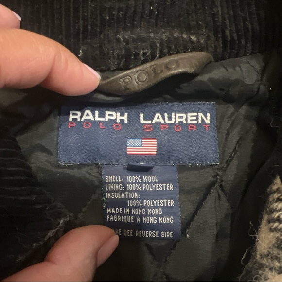 Women’s Ralph Lauren POLO Red Wool Plaid Quilted Field Jacket Sz S - Picture 2 of 8